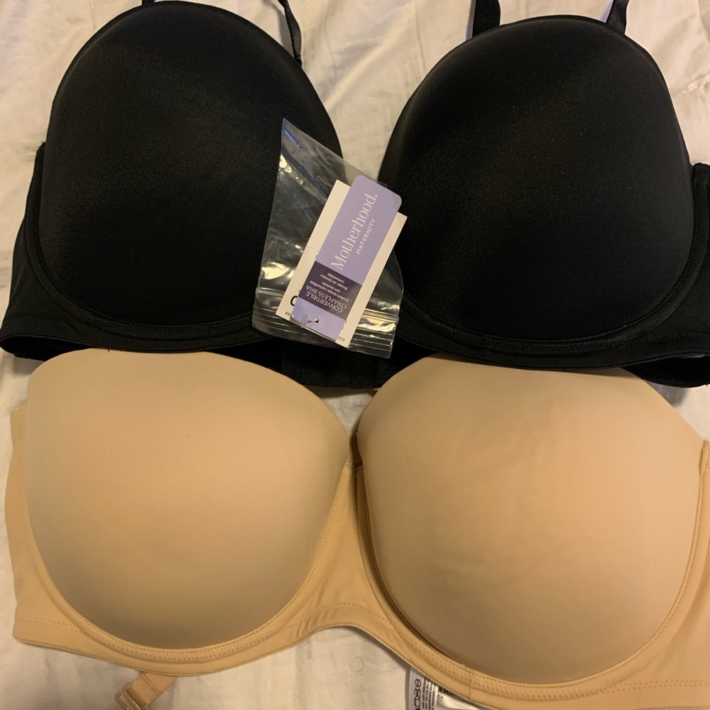 Two motherhood maternity bras